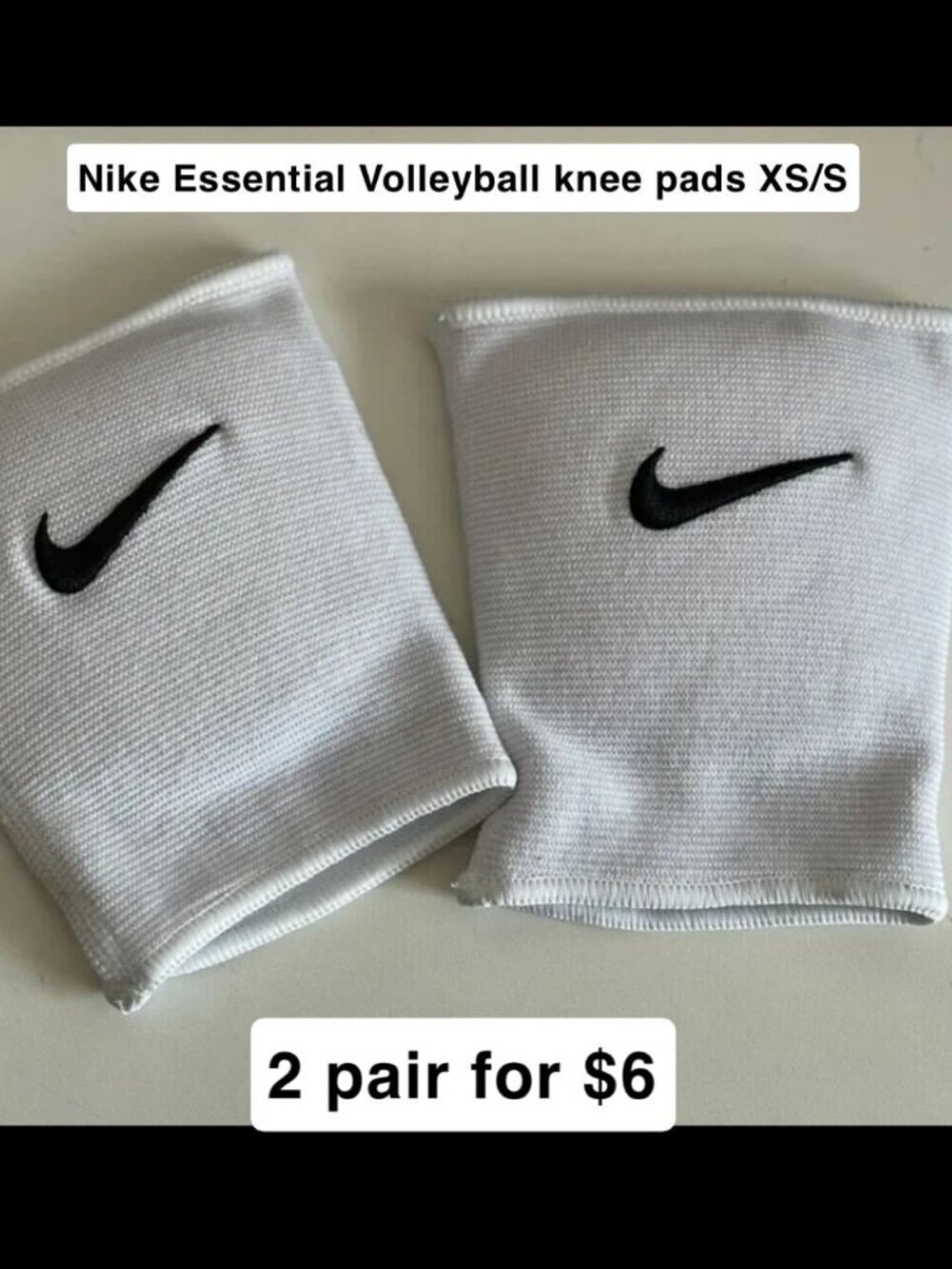 Nike Essentials Volleyball Knee Pads -XS/S 2 pair for $6